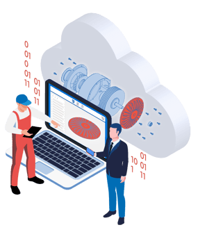 Key Visual_3DPartsView_Cloud_Servicetechniker