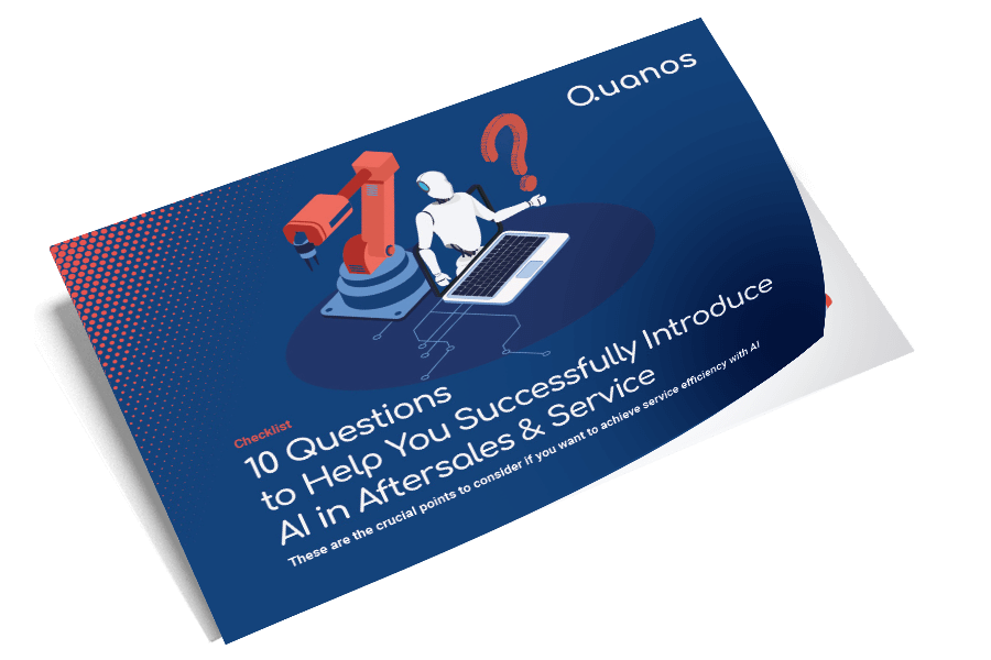 Checklist: Introducing ai in aftersales and service